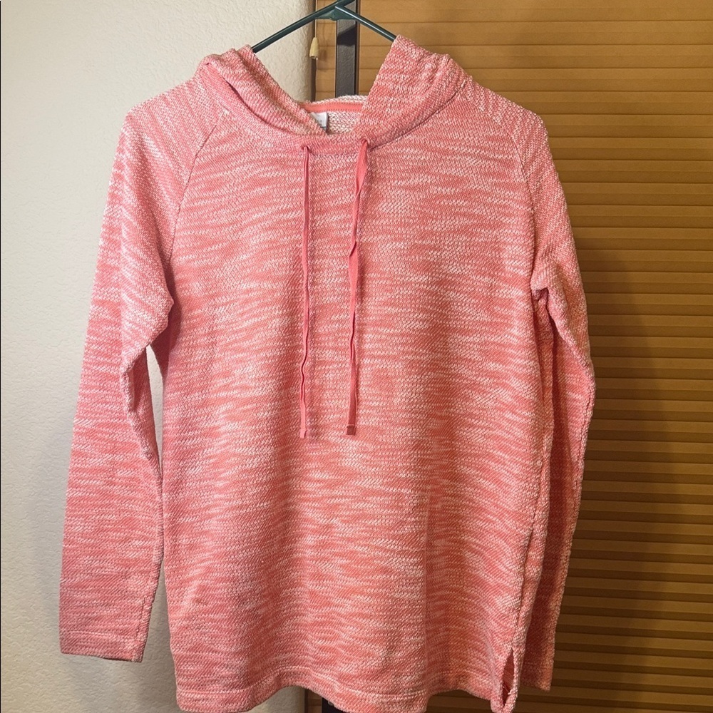 Women's Columbia Pink Hooded Sweater Size S